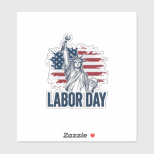 Labour Day Statue of Liberty Patriotic Worker Desi