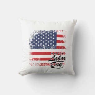 Labour Day Throw Pillow