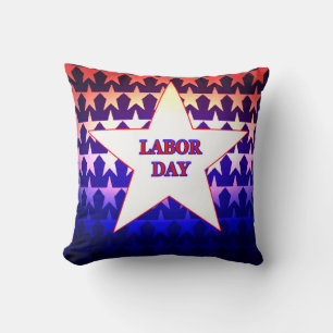 Labour Day Throw Pillow