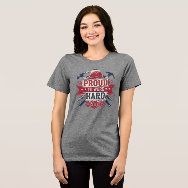 Labour Day Tri-Blend Shirt (Front Full)