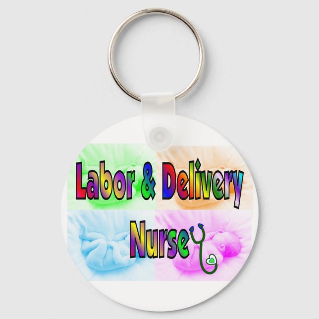 Labour & Delivery Nurse Keychain (Front)