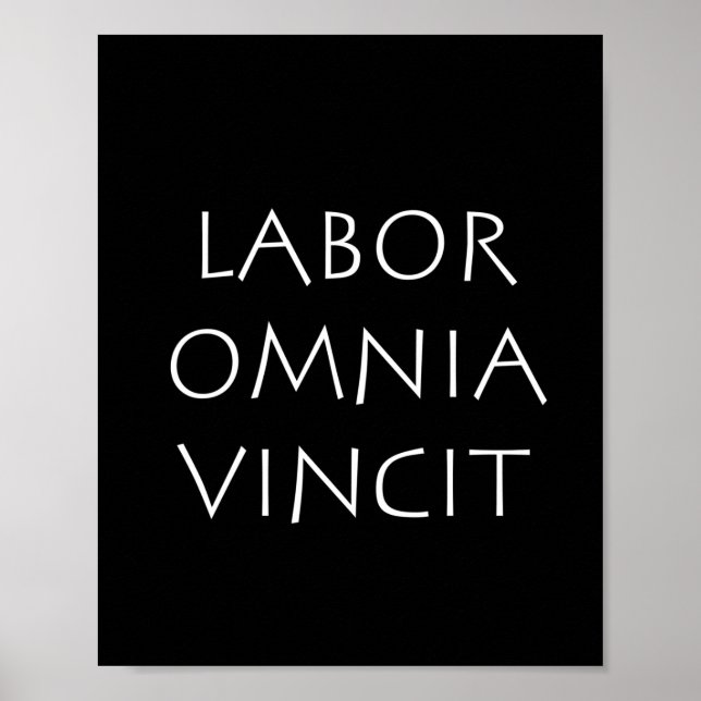 Labour omnia vincit poster (Front)
