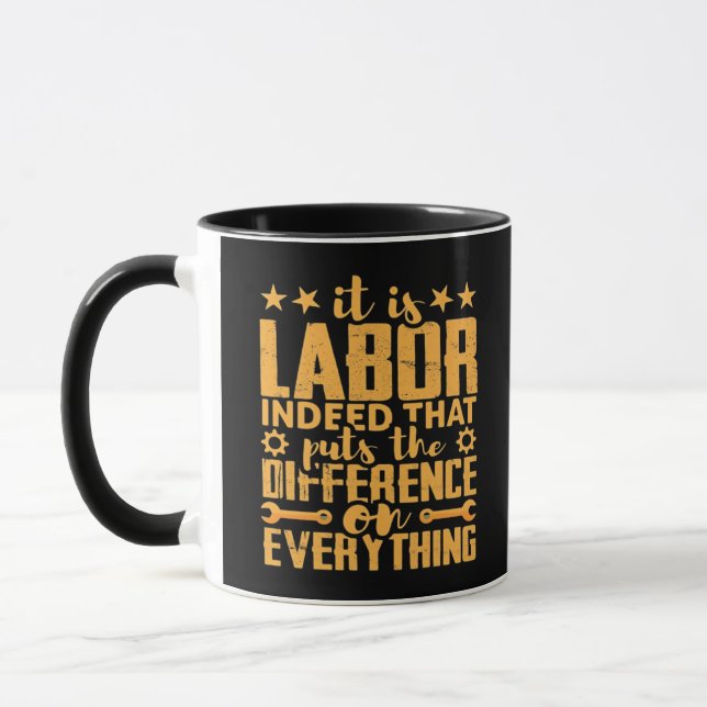 Labourer Worker’s Motivation -  Skilled Labour Isn Mug (Left)