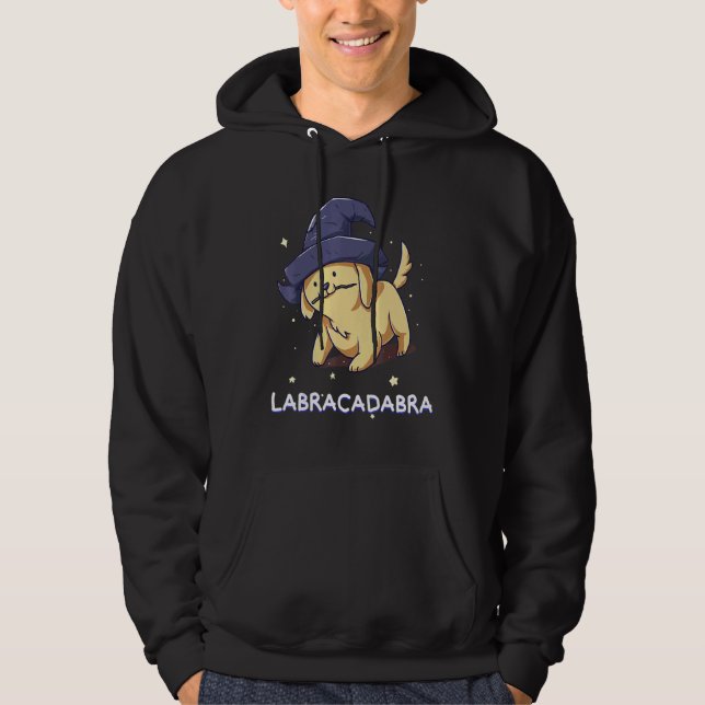 Labracadabra Labrador Retriever Dog Owner Cute Pup Hoodie (Front)