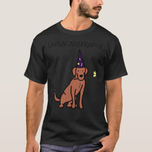 Labracadabrador Wand Retriever Chocolate Lab T-Shirt