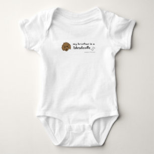 labradoodle baby bodysuit