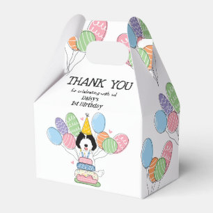 Labradoodle Birthday Thank You Favour Box