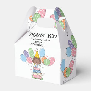 Labradoodle Birthday Thank You Favour Box