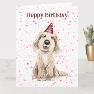 Labradoodle, Bonne carte d'anniversaire