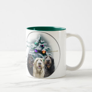 Labradoodle Christmas Gifts Two-Tone Coffee Mug