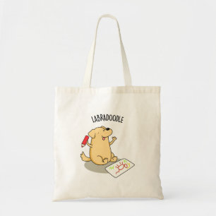 Labradoodle Cute Labrador Dog Pun Tote Bag
