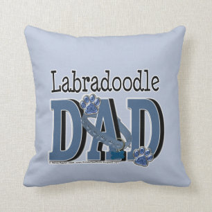 LabraDoodle DAD Throw Pillow