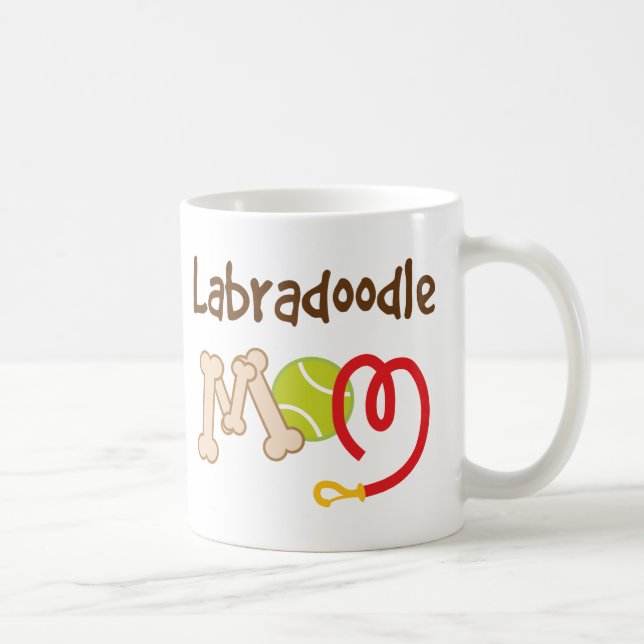Labradoodle Dog Breed Mom Gift Coffee Mug (Right)