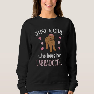 Labradoodle Dog Girl Dog Lover Labradoodle Mom Sweatshirt