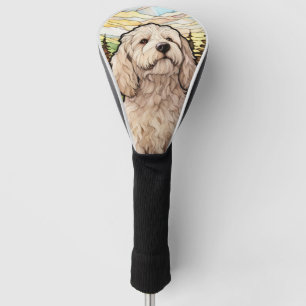 Labradoodle Dog Golf Head Cover