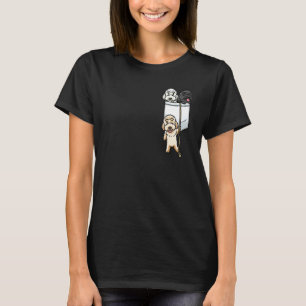 Labradoodle Dog In Pocket_1 T-Shirt