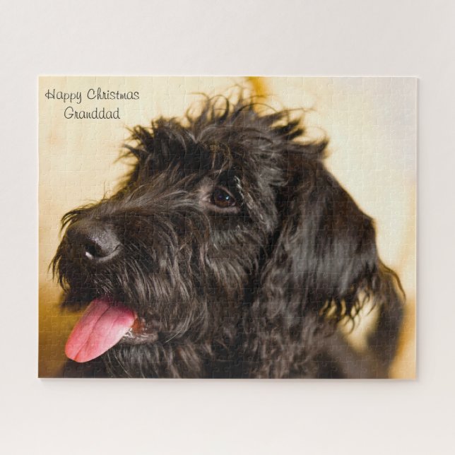 Labradoodle Dog. Jigsaw Puzzle (Horizontal)