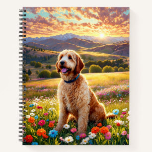 Labradoodle dog notebook