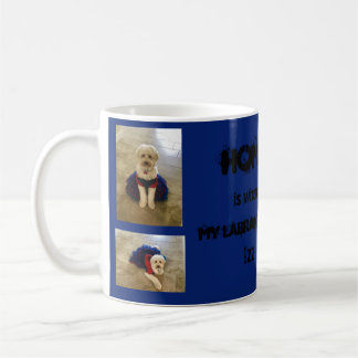 Labradoodle Dog With Custom Dress Customize Option Coffee Mug