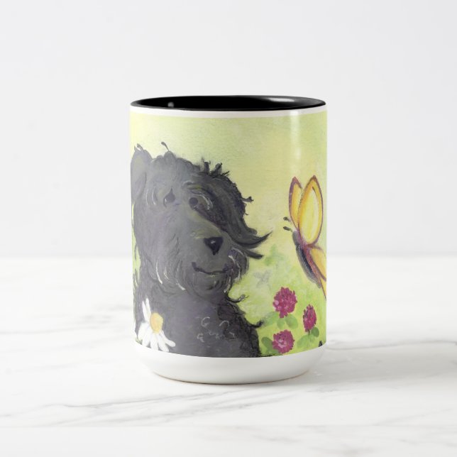 Labradoodle Doodle Dog / Mug (Center)