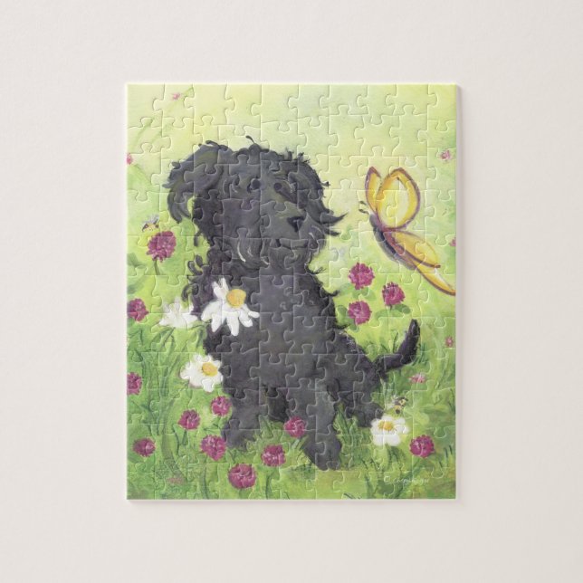 Labradoodle Doodle Dog / Puzzle (Vertical)