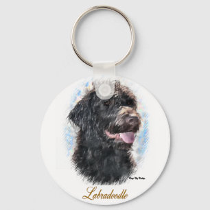 Labradoodle Gifts Keychain