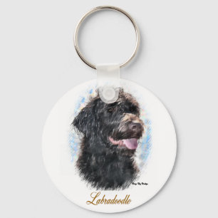 Labradoodle Gifts Keychain