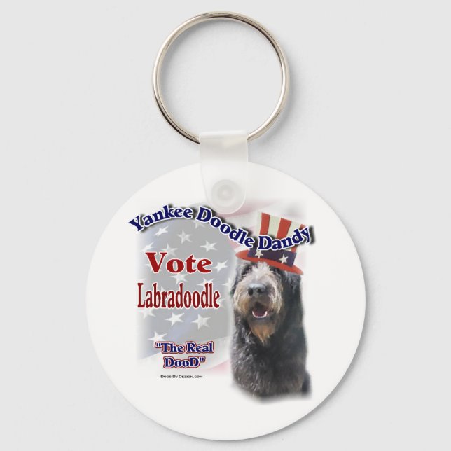 Labradoodle Gifts Keychain (Front)
