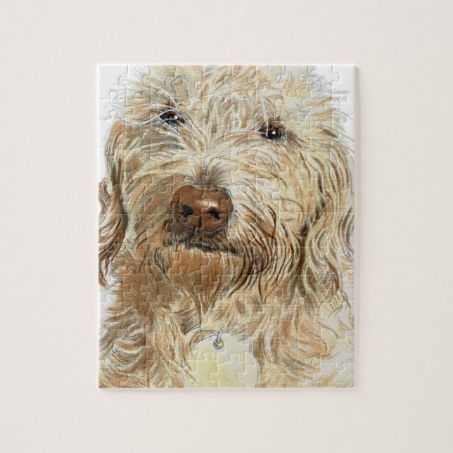 Labradoodle Ginger Jigsaw Puzzle (Vertical)