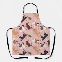 Labradoodle / Goldendoodle Bones and Paws  Apron