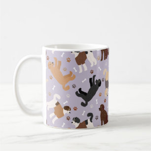 Labradoodle / Goldendoodle Bones and Paws Coffee Mug