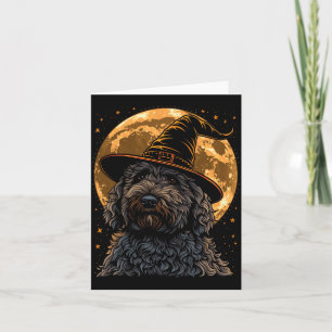 Labradoodle Halloween Dog Funny Cute Doodle Mom Card