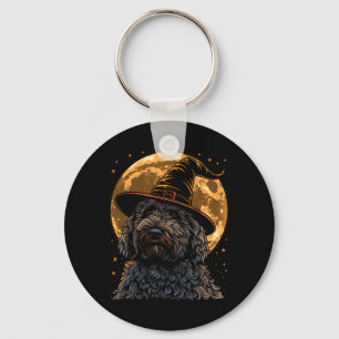 Labradoodle Halloween Dog Funny Cute Doodle Mom Keychain