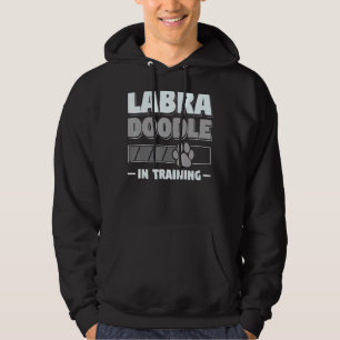 Labradoodle In Training Dog 3 Hoodie