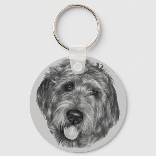 Labradoodle Keychain (Front)
