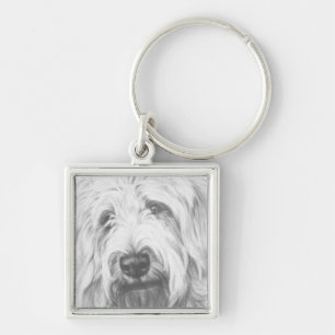 Labradoodle Keychain
