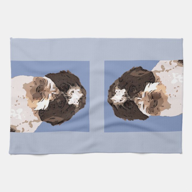 LABRADOODLE KITCHEN TOWEL (Horizontal)