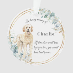 Labradoodle Love Nom de mémoire de Noël Photo