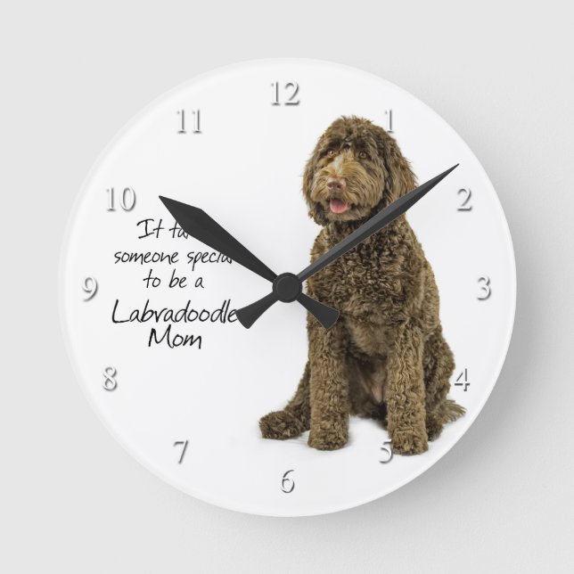 Labradoodle Mom Clock (Front)
