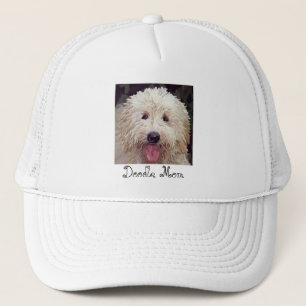 Labradoodle or Golden Doodle on Womans Cap