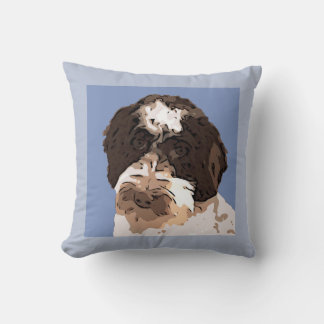 LABRADOODLE THROW PILLOW
