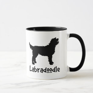 Labradoodle w/ Cool Text Mug