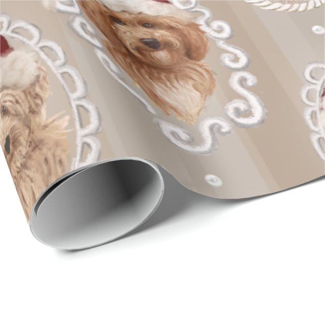 ©LabraDoodleFriends Dog Labradoodle wrapping Paper (Roll Corner)
