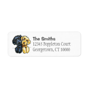 Labradoodles Black Yellow Clean Simple