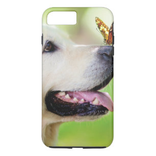 Labrador And Butterfly Throw Pillow Case-Mate iPhone Case