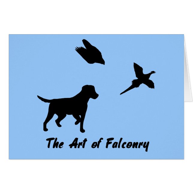 Labrador and Falconry (Front Horizontal)