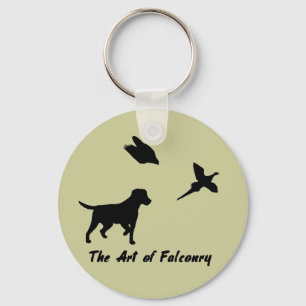 Labrador and Falconry Keychain