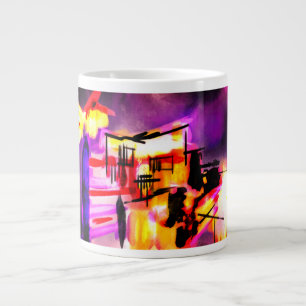 Labrador and  Lighthouse Large Coffee Mug