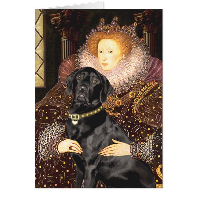 Labrador (black) - Queen (Front)