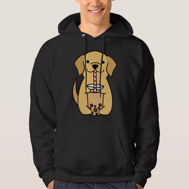 Labrador Bubble Tea Hoodie (Front)